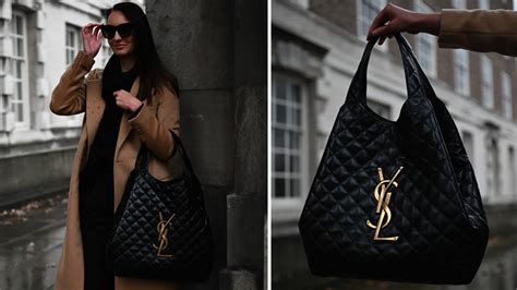 ysl icare tote review|ysl icare tote.